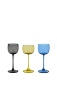 Verres à dégustation de vin en borosilicate faits à la main, 180 ml, sans plomb, colorés, mini-verres à dégustation réutilisables, en vrac, à long pied