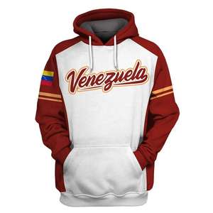 Sudadera con Capucha de Béisbol Personalizada para Invierno, con Nombre y Número, Impresión en Relieve, Poliéster/Algodón, para Deportes de Equipo - Product Image 2