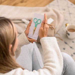 Premium Gold Dipped Embroidery <b>Scissors</b> Stainless Steel Fine Tip Sharp Blade for <b>Sewing</b> Embroidery DIY Craft Tailor Tools - Product Image 3