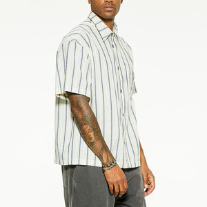 Custom DTG Printing Jumbo Graphic <b>Tshirt</b> Heavyweight Oversized Boxy Fit Tee Sun Faded Acid Washed T Shirt for Men - Product Image 4