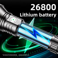 Lampe torche LED rechargeable haute puissance; Lampe de recherche/extérieur; Lampes tactiques puissantes à haute luminosité
