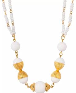 Collana di Perle in Acrilico Bianco |   2028 - Product Image 1