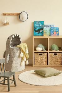 Panier de rangement en jacinthe d'eau, panier de rangement artisanal en forme de requin, vente en gros, écologique, fabriqué au Vietnam - Product Image 3