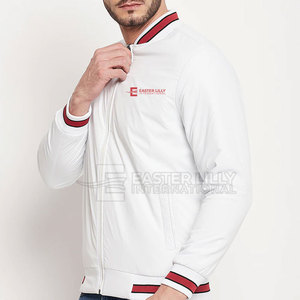 Chaqueta bomber para hombre con estilo y logotipo personalizados, de alta calidad, talla grande, informal, para invierno, hecha en Pakistán. - Product Image 2
