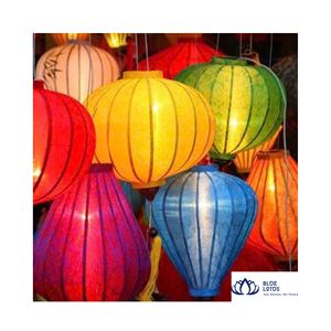 BEST SELLER Customized Hoi An Silk <b>Lanterns</b> | Premium Handmade <b>Bamboo</b> Folding <b>Lantern</b> for Event Decor - Product Image 1