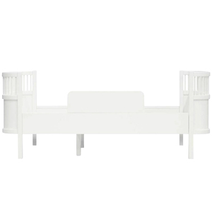Lit d'enfant en bois massif blanc de style européen, 180 cm, protection trois côtés, pour chambre d'hôtel - Product Image 2