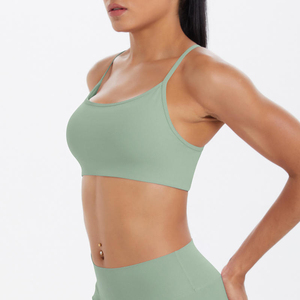 Sujetador Deportivo Sin Costuras Personalizado para Niñas, Ropa Deportiva con Soporte, para Gimnasio, Entrenamiento, Running, Fitness, Soporte Medio, Transpirable, de Secado Rápido - Product Image 2