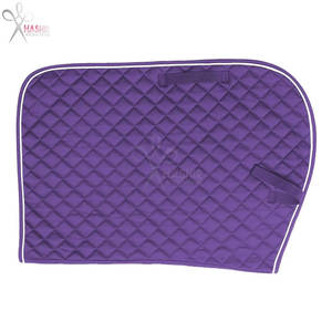 Tapis de selle anglais matelassé carré en acier inoxydable personnalisable, rembourrage doux, absorption des chocs, durable, pour l'entraînement et l'équitation - Product Image 3