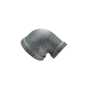 Codos Macho o Hembra con Rosca de 1/2 Pulgada, Codo Reductor Galvanizado de 90 Grados, Codo Banda 90, Hierro Fundido Maleable para Tubería Sanitaria - Product Image 2