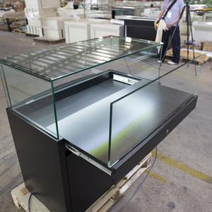 Vitrine de présentation en métal pour le commerce de détail avec éclairage LED, couleur personnalisée et design recyclable |   Service OEM disponible - Product Image 3