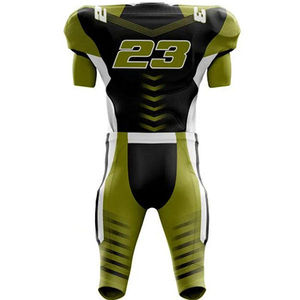 Fabrication OEM, prix compétitif, uniforme de football américain de qualité supérieure, 100 % polyester, uniforme de football américain à vendre - Product Image 4