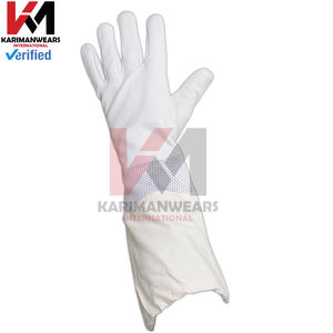 Gants d'apiculture de haute qualité à manches longues, en cuir et coton, pour la protection des apiculteurs lors des travaux en apiculture et la sécurité des apiculteurs - Product Image 4