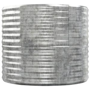 59.8 da giardino in acciaio verniciato a polvere "x 31.5" x 26.8 "vasi e fioriere in argento - Product Image 4