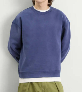 เสื้อสเวตเชิ้ตผ้าเฟรนช์เทอร์รี่ทรงหลวมสไตล์ลำลองสำหรับผู้หญิง - Product Image 4