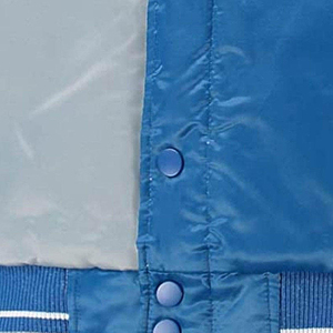 Veste en satin imperméable d'hiver pour homme, col en tricot côtelé, sur mesure, vente en gros, design personnalisé - Product Image 5