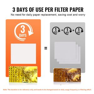 Carta Filtro di Ricambio per Friggitrice Commerciale da 100 Fogli, 49x41 cm, per Friggitrice Profonda 18L/38L - Product Image 5