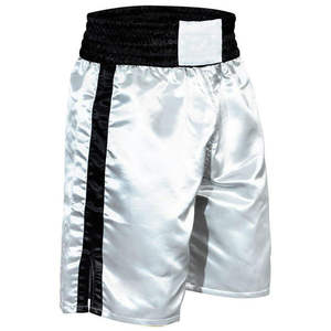 Shorts de Muay Thai unisexes pour hommes et femmes, pantalons d'entraînement sportifs avec logo avant pour uniformes de boxe, shorts MMA - Product Image 4