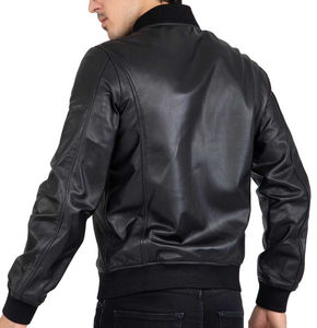 Dernier design, confortable, veste en cuir pour homme de haute qualité 2026, en peau de mouton, col rabattu, manches longues - Product Image 2