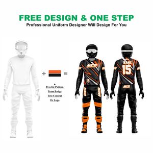 Awesome Digital Print Breathable Quick Dry Comfortable Fabric Eco Friendly <b>Plus</b> <b>Size</b> Motocross MTB and Dirt Bike Racing Uniforms - Product Image 2
