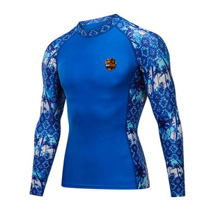 Camiseta de Compresión para Hombre, Material Elástico, Transpirable, Tecnología de Secado Rápido, Diseño Personalizado, Ajuste Cómodo para Correr y Hacer Ejercicio - Product Image 2