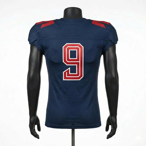 Custom Latest Style Team Fashion American Football Jersey-100% Polyester Breathable Quick Dry Short Sleeve Comfortable - Product Image 2