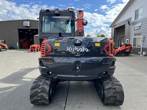 รถขุดขนาดเล็ก Kubota KX080-5 มือสอง รถตักดินแบบตีนตะขาบ 5 ตัน บุ้งกี๋ 1.7 ลบ.ม. สำหรับงานก่อสร้างและงานฟาร์ม - Product Image 3