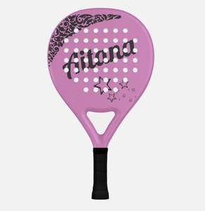 Raqueta de Pádel de Carbono Sólido Personalizada 3k, Raquetas de Pádel de Fibra de Carbono 18k EVA con Forma Redonda para Entrenamiento OEM 2026 - Product Image 1