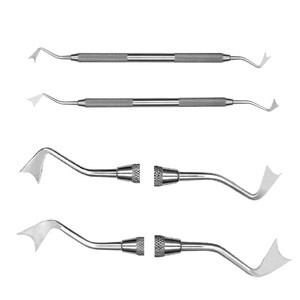 Retractor Gingival Dental 1, 2, 3, 4 Meinershagen, Instrumento de Retracción de Precisión de Acero Inoxidable, OEM Zetomed Pro - Product Image 1