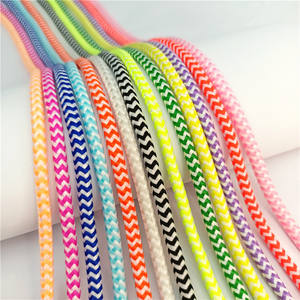 สายเชือกโพลีเอสเตอร์4-5มม. พร้อมปลายถักแบบกลมสำหรับเสื้อผ้า - Product Image 1