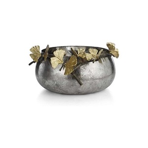 Juego de Servir Frutos Secos de Acero Inoxidable Pulido Hecho a Mano, Sostenible y de Primera Calidad, Centro de Mesa Elegante con Diseño de Mariposa, Lujoso - Product Image 2