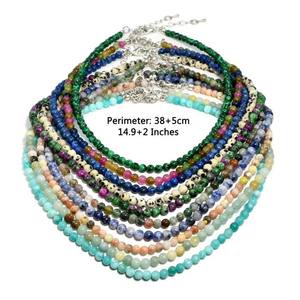 Collier de perles irrégulières en résine faites à la main, multicolores, bijoux de mode, artisanat moulé, pour femmes et filles - Meilleures ventes - Product Image 6