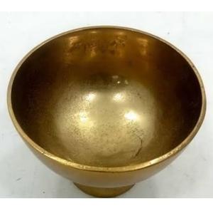 Golden Finishing Metal Sweet Server <b>Bowl</b> Handcrafted Design Luxury New Chocolate <b>Large</b> <b>Bowl</b> Attractive Design - Product Image 1