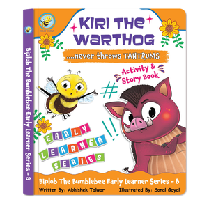 Serie para Niños Pequeños de Biplob sobre Buenos Hábitos, Libro 8: Kiri el Jabalí Nunca Lanza Tantrums, Libro de Cartas y Audiolibro para el Aprendizaje - Product Image 3