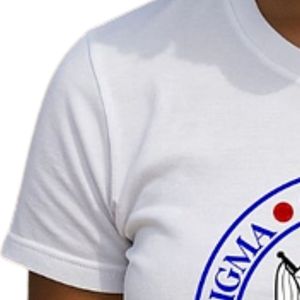 Camiseta Personalizada para Mujer de la Hermandad Griega Sigma Gamma Rho, con Gráfico de Letras, Manga Corta, Cuello Redondo, Informal - Product Image 5