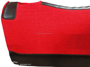 Selle de cheval occidentale en feutre de laine mérinos de 1 pouce d'épaisseur avec des patchs en cuir renforcés Meilleur prix de gros Vêtements équestres - Product Image 4