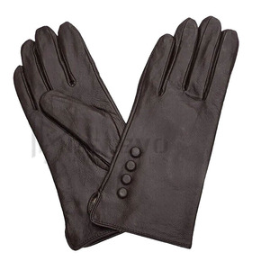 Custom Men's Women's Sheepskin Leather <b>Gloves</b> Winter Warm Fleece Lined <b>Touch</b> <b>Screen</b> Driving <b>Gloves</b> for Daily - Product Image 6