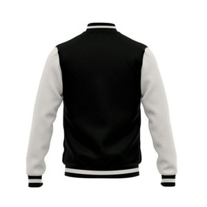 Veste universitaire élégante pour homme, style universitaire classique, vêtement d'extérieur de printemps, col montant, logo sur le devant, streetwear, coupe-vent, séchage rapide - Product Image 2