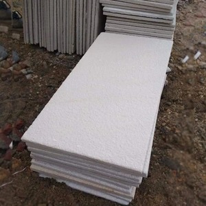 Losa de piedra arenisca blanca de alta calidad para jardín y paisajismo con elegante acabado pulido. - Product Image 3