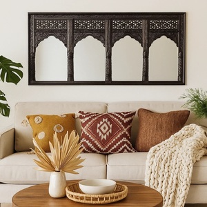 Miroir mural multi-panneaux de luxe pour maisons contemporaines, design artistique de fenêtre avec une présence élégante et remarquable - Product Image 6