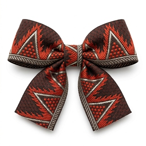 Wholesale Jacquard Ribbon Manufacturer 38mm Geometric Webbing Trim for Bag Straps Upholstery Wedding Decor DIY Craft Export - Product Image 1