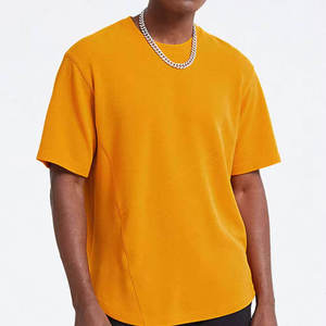 Wholesales 100% Cotton Oversized <b>Tshirt</b> Heavy Weight Custom Logo Men Puff Print T Shirt for Men - Product Image 4