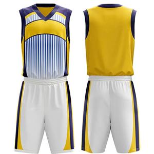 Dernier design, maillots de basket-ball personnalisés pour adultes, ensembles d'uniformes d'équipe, respirants, grandes tailles, vêtements de basket-ball par sublimation, 100% polyester - Product Image 1