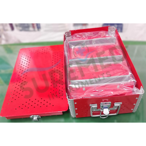 Aluminum Surgical Tray Sterilization Box Medical Instrument Storage Aluminum Surgical Tray Sterilization Box Reusable - Product Image 2