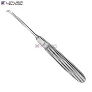Raspador Muehling de 4 mm, Curvo, Corto, Quirúrgico, para Huesos, Instrumentos Médicos, Disección, Alta Calidad, Ortopedia, ORL - Product Image 6