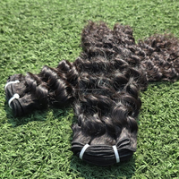 Nuevo Producto de Alta Calidad, Cabello Virgen Indio Remy 100% Liso, Grado 6A-10A, Extensiones a Granel, Doble Trama a Máquina, Clip-in/Weave