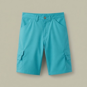 Pantalones Cortos Cargo de Poliéster para Hombre con Bolsillos Laterales, Ligeros, Casuales, para Viaje y Trabajo, Proveedor Mayorista OEM, Corte Relajado - Product Image 1