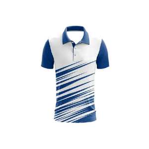 Camiseta de Tenis de Manga Corta con Logotipo Personalizado para Hombre, Jersey de Bádminton Transpirable, Camisetas Polo con Impresión Sublimada - Product Image 1