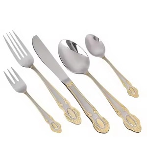 <b>High</b> End <b>Kitchen</b> Dining Stainless Steel Cutlery Set Ideal for Premium <b>Table</b> Styling and Hosting Needs - Product Image 1