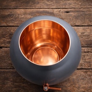 Distributeur d'eau en cuivre de qualité supérieure avec couvercle, design moderne, grande capacité, usage domestique - Product Image 4