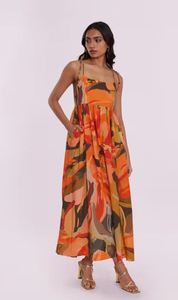 Nouvelle arrivée, robe sexy à col en V, style polynésien, sans manches, décontractée, élégante, ample, longue, meilleur design, robe longue pour femmes - Product Image 5
